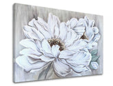 Slika na platnu DEEP WHITE FLOWERS